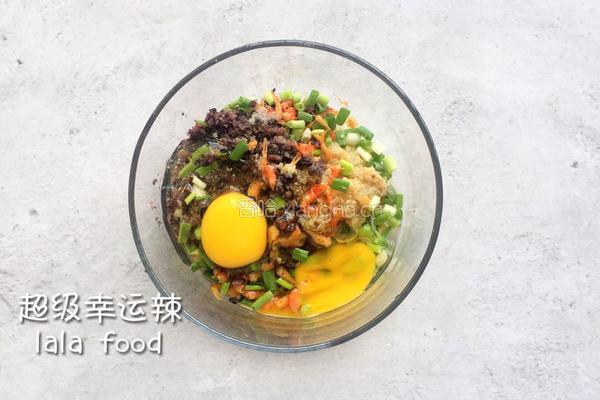 虾米藜麦杂粮鸡蛋饼的做法图解9