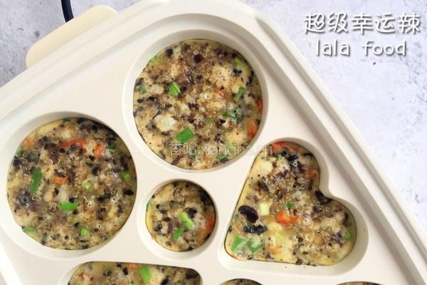 虾米藜麦杂粮鸡蛋饼的做法图解11