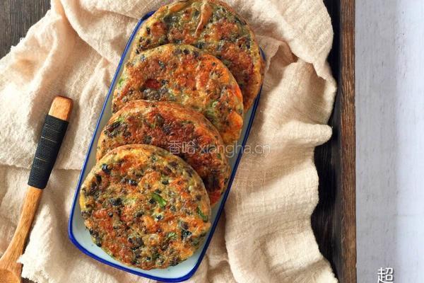 虾米藜麦杂粮鸡蛋饼的做法图解13
