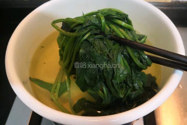 菠菜鸡蛋糕的做法图解5