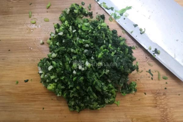 菠菜鸡蛋糕的做法图解8