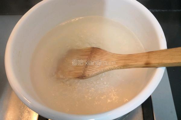 西红柿丝瓜虾米粥的做法图解6