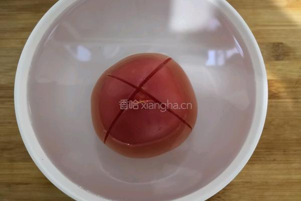 丝瓜西红柿蛋卷的做法图解2
