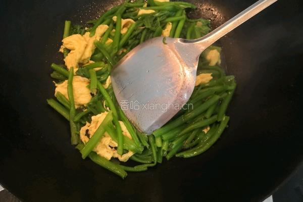 南瓜叶炒鸡蛋的做法图解11
