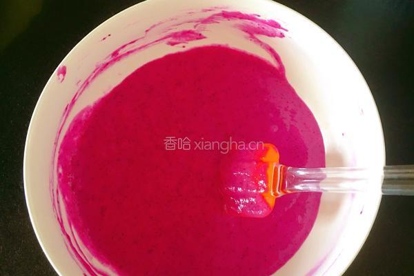 火龙果酸奶饼的做法图解6
