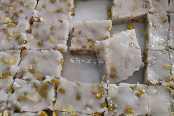 椰汁绿豆糕的做法图解8