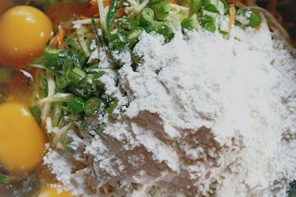 蔬菜饼的做法图解5