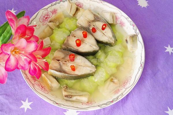 清蒸丝瓜鱼的做法图解10