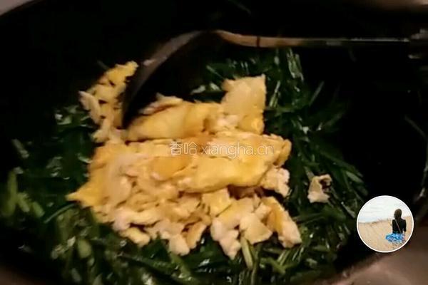 韭菜炒鸡蛋的做法图解3