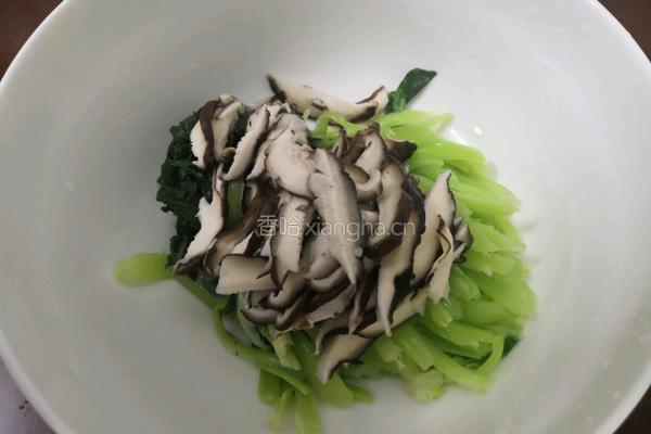 凉拌青菜香菇的做法图解14