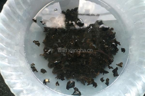 凉拌黑木耳的做法图解1