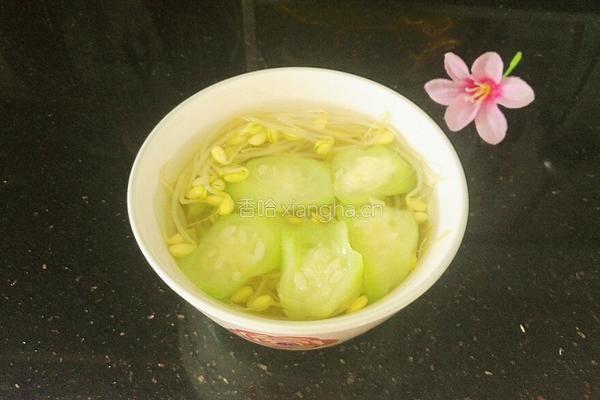 豆芽丝瓜汤的做法图解12
