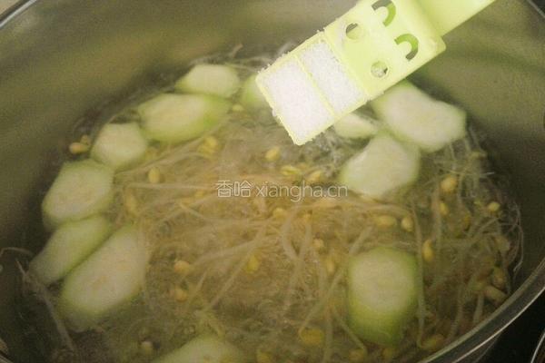 豆芽丝瓜汤的做法图解8