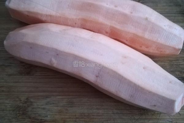 红薯糯米粥的做法图解3