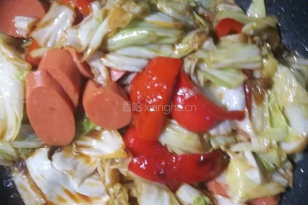 火腿莲白的做法图解11