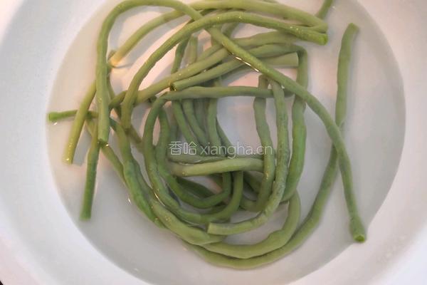 芝麻沙拉酱长豆的做法图解6
