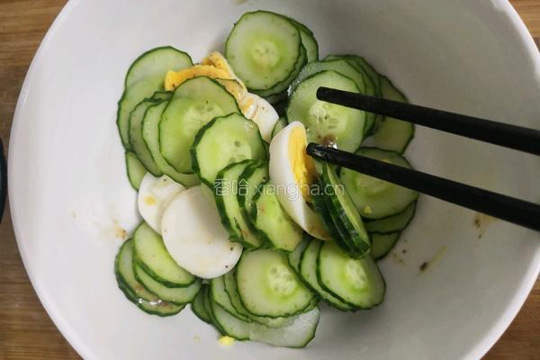 黄瓜鸡蛋沙拉的做法图解11