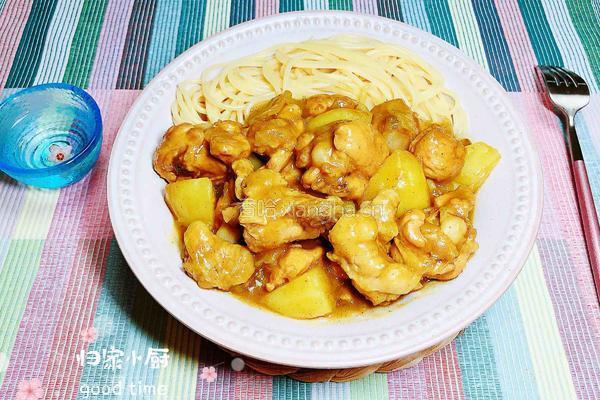 咖喱鸡土豆意面的做法图解17