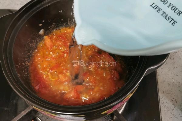 金针菇番茄牛肉煲的做法图解16