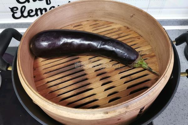 孜然蒸茄子的做法图解2