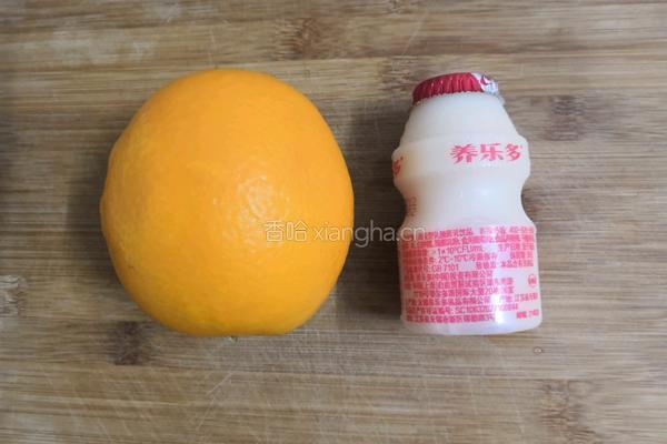 养乐多橙汁的做法图解1