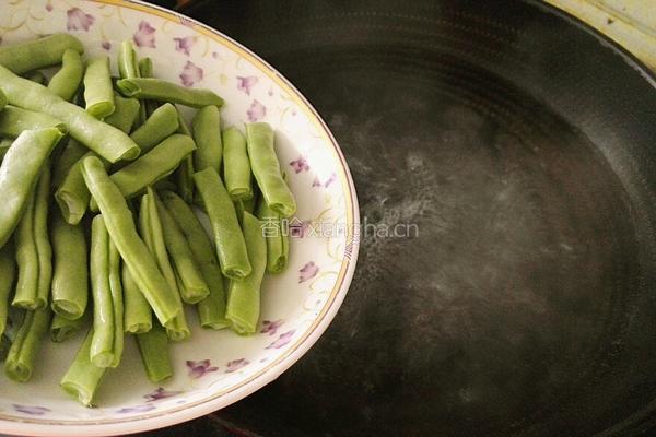 清炒四季豆的做法图解3