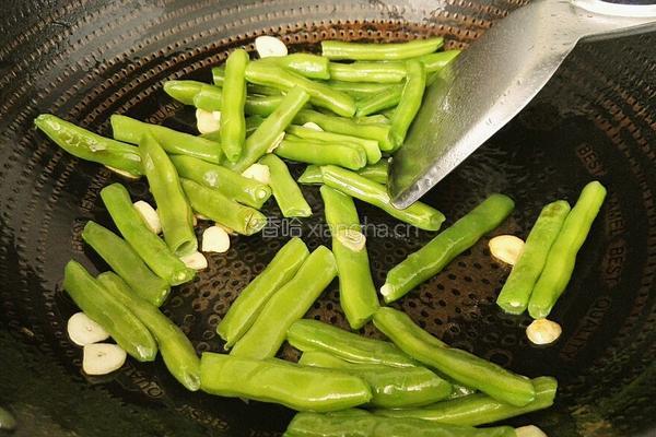 清炒四季豆的做法图解11