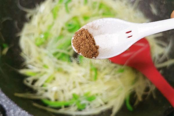 青椒土豆丝的做法图解12
