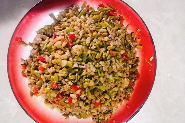 酸豇豆肉沫