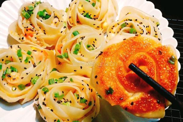 虾滑玫瑰花煎饺的做法图解11