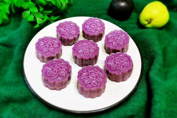 紫薯豆沙糯米饼的做法图解21