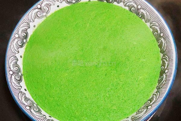 菠菜鸡蛋糕（豆浆水蛋版）的做法图解12