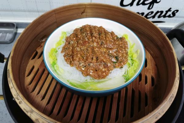 蒜蓉粉丝娃娃菜的做法图解18