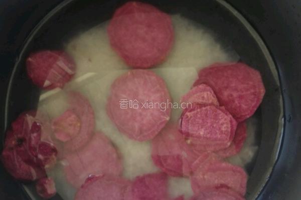 紫薯粥的做法图解4