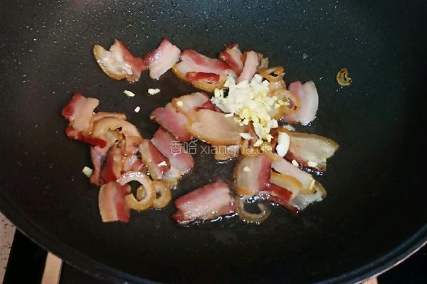腊肉炒辣椒的做法图解4