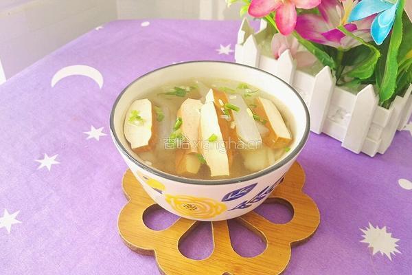 白萝卜豆腐干汤的做法图解11