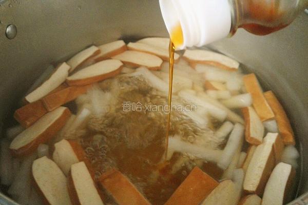 白萝卜豆腐干汤的做法图解7