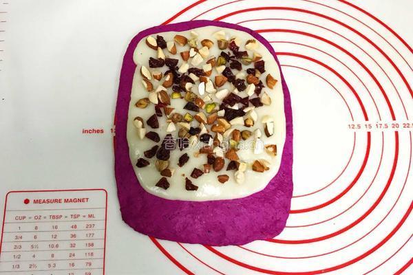 火龙果麻薯面包的做法图解11