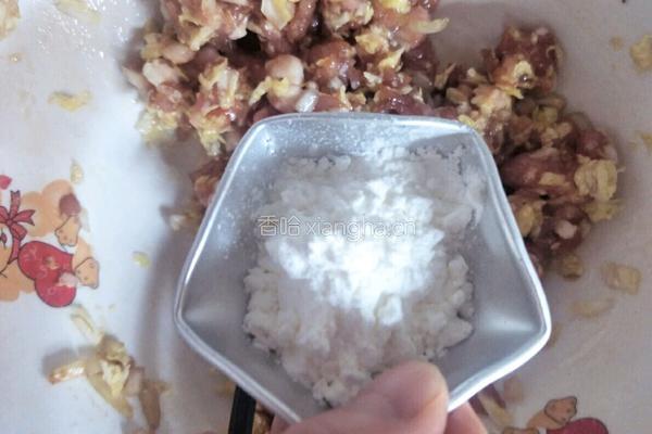 糯米虾仁蒸肉丸的做法图解6