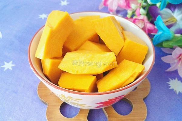 绿豆南瓜圆子汤的做法图解4