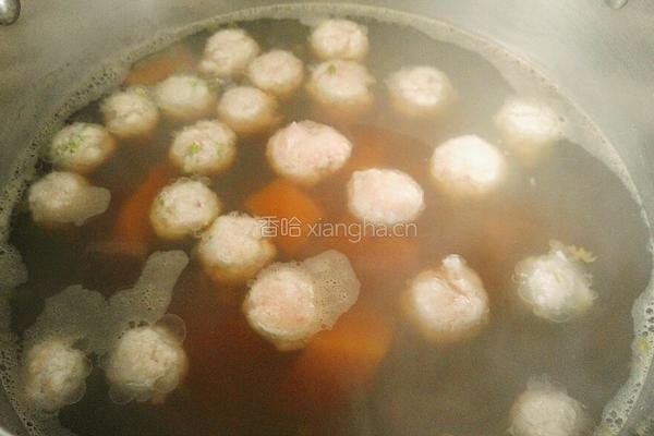 绿豆南瓜圆子汤的做法图解12