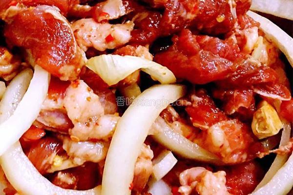 烤箱羊肉串的做法图解3