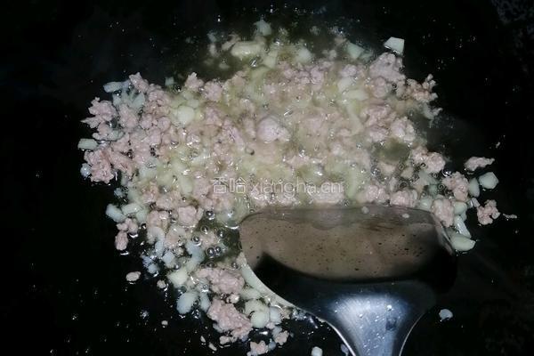 肉沫红烧茄子的做法图解3