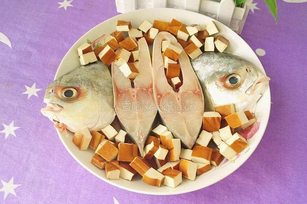 豆腐干蒸鱼的做法图解4