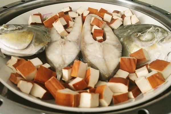 豆腐干蒸鱼的做法图解7