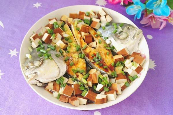 豆腐干蒸鱼的做法图解9