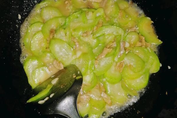 丝瓜炒肉丝的做法图解8