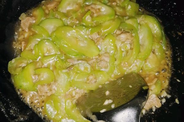 丝瓜炒肉丝的做法图解9
