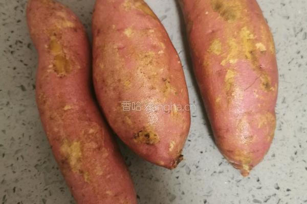 桂花蜂蜜红薯糍粑的做法图解1
