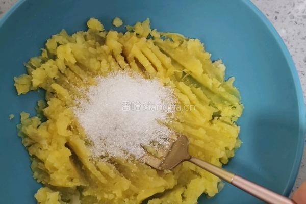 桂花蜂蜜红薯糍粑的做法图解6